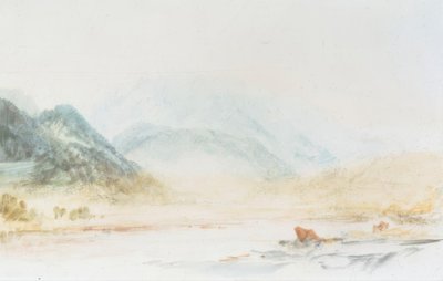 De Wetterhorn vanuit de buurt van Rosenlaui door Joseph Mallord William Turner